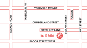 10 Bellair Location Map
